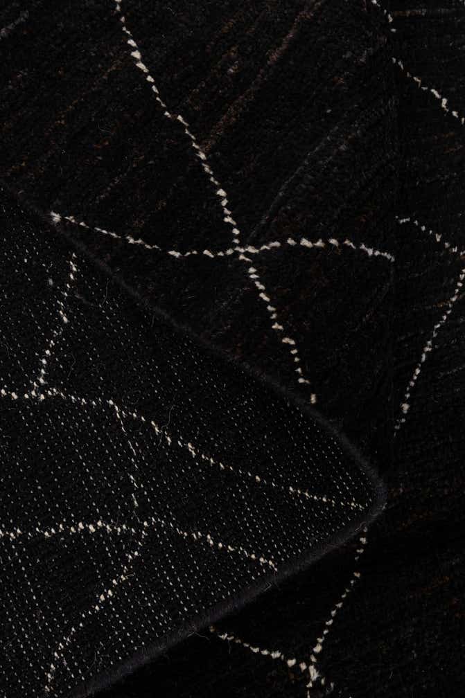 3' 10 x 6' 1 Hand Knotted Moroccan Wool Rug