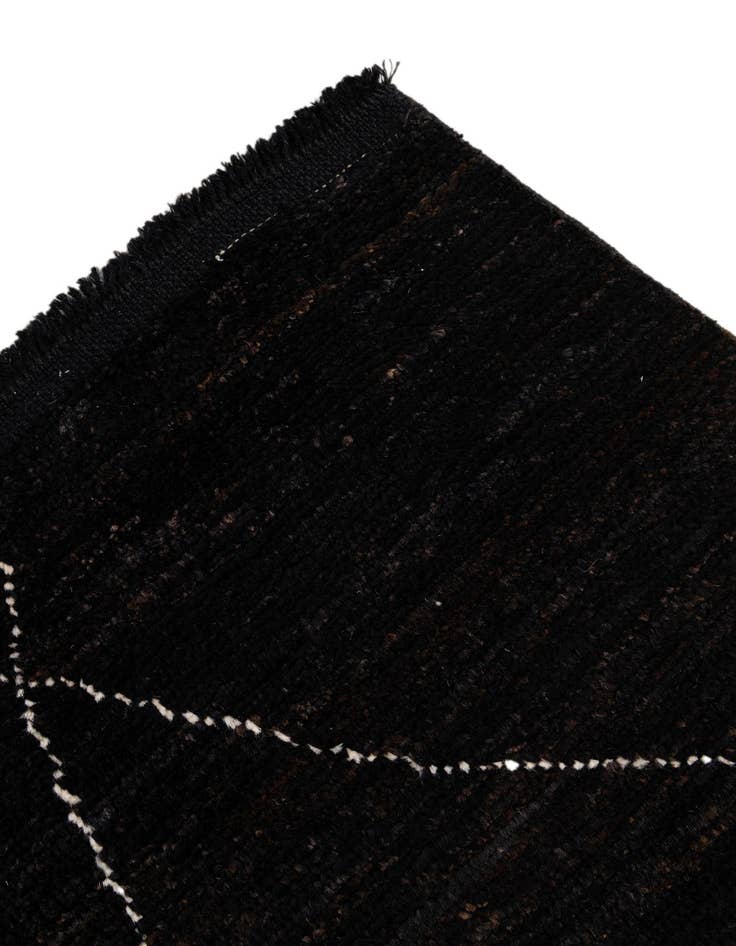 Detail image of 3' 10 x 6' 1  Hand Knotted Moroccan Wool Rug