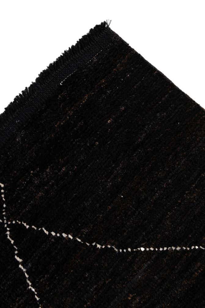 3' 10 x 6' 1 Hand Knotted Moroccan Wool Rug