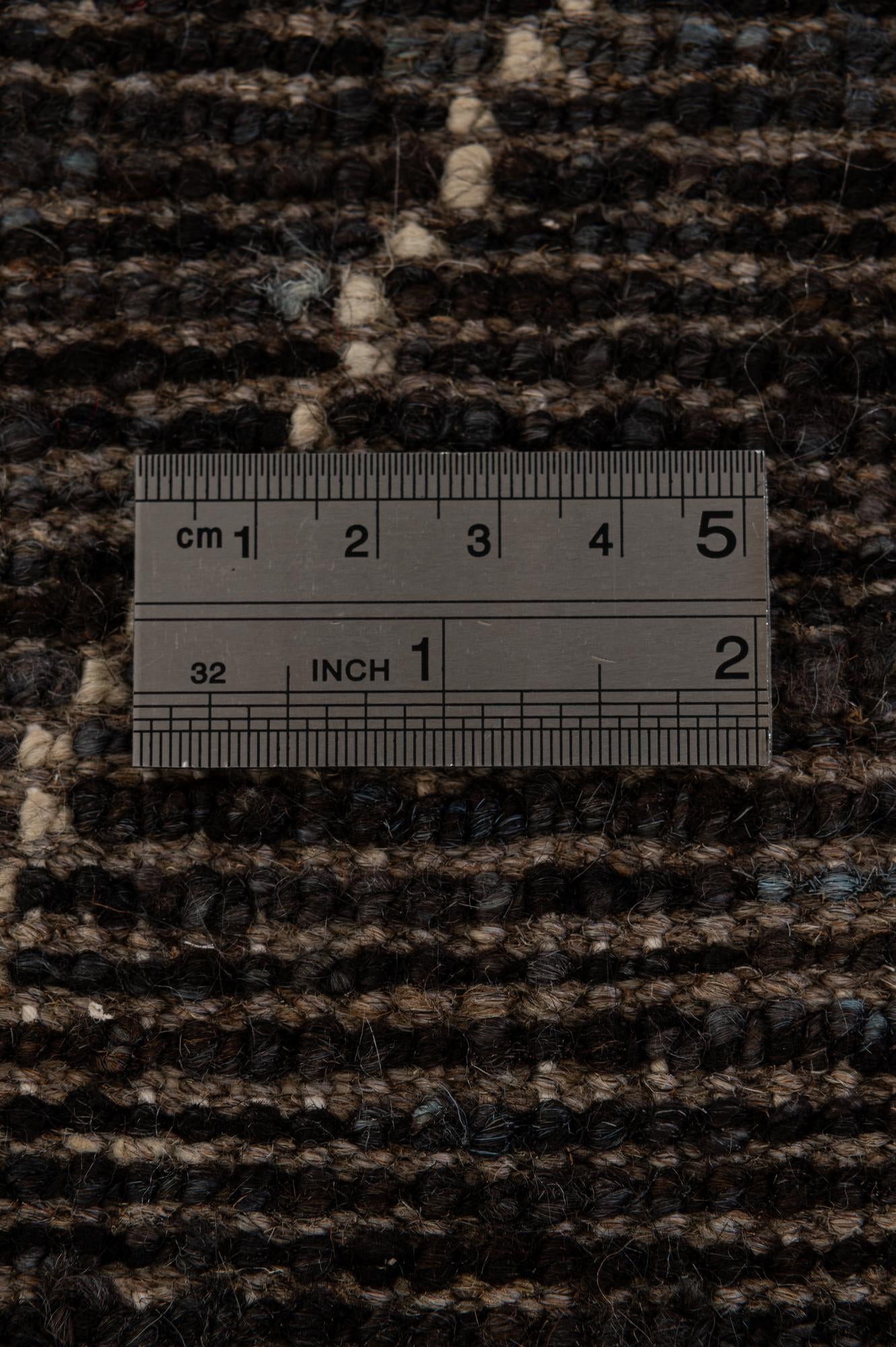 4' 6 x 6' 7 Hand Knotted Moroccan Wool Rug