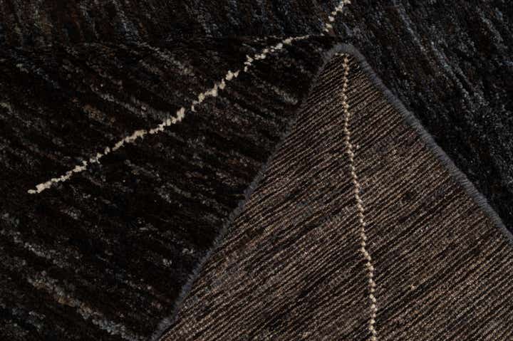 4' 6 x 6' 7 Hand Knotted Moroccan Wool Rug