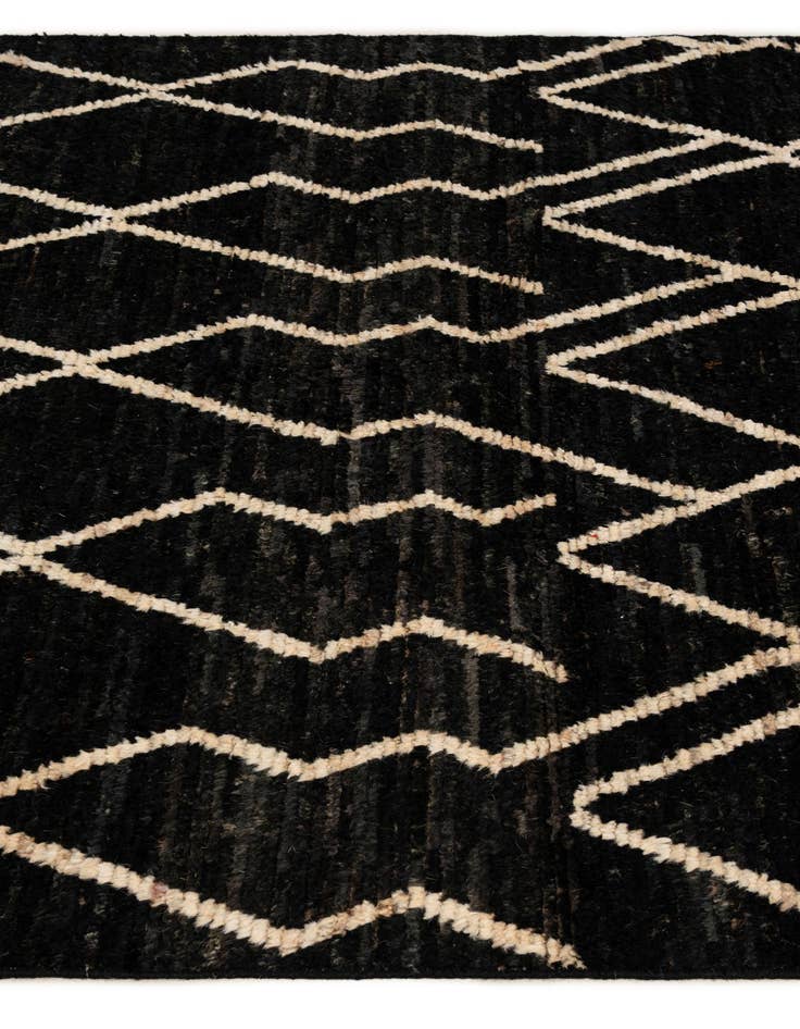 Detail image of 5' 4 x 6' 6  Hand Knotted Moroccan Wool Rug