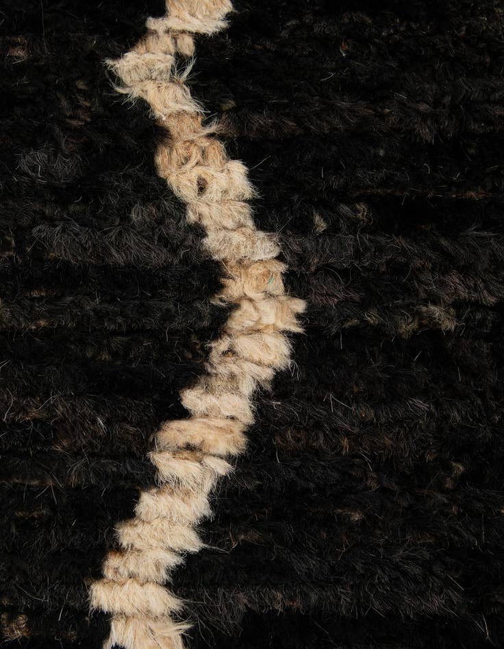 Detail image of 5' 4 x 6' 6  Hand Knotted Moroccan Wool Rug