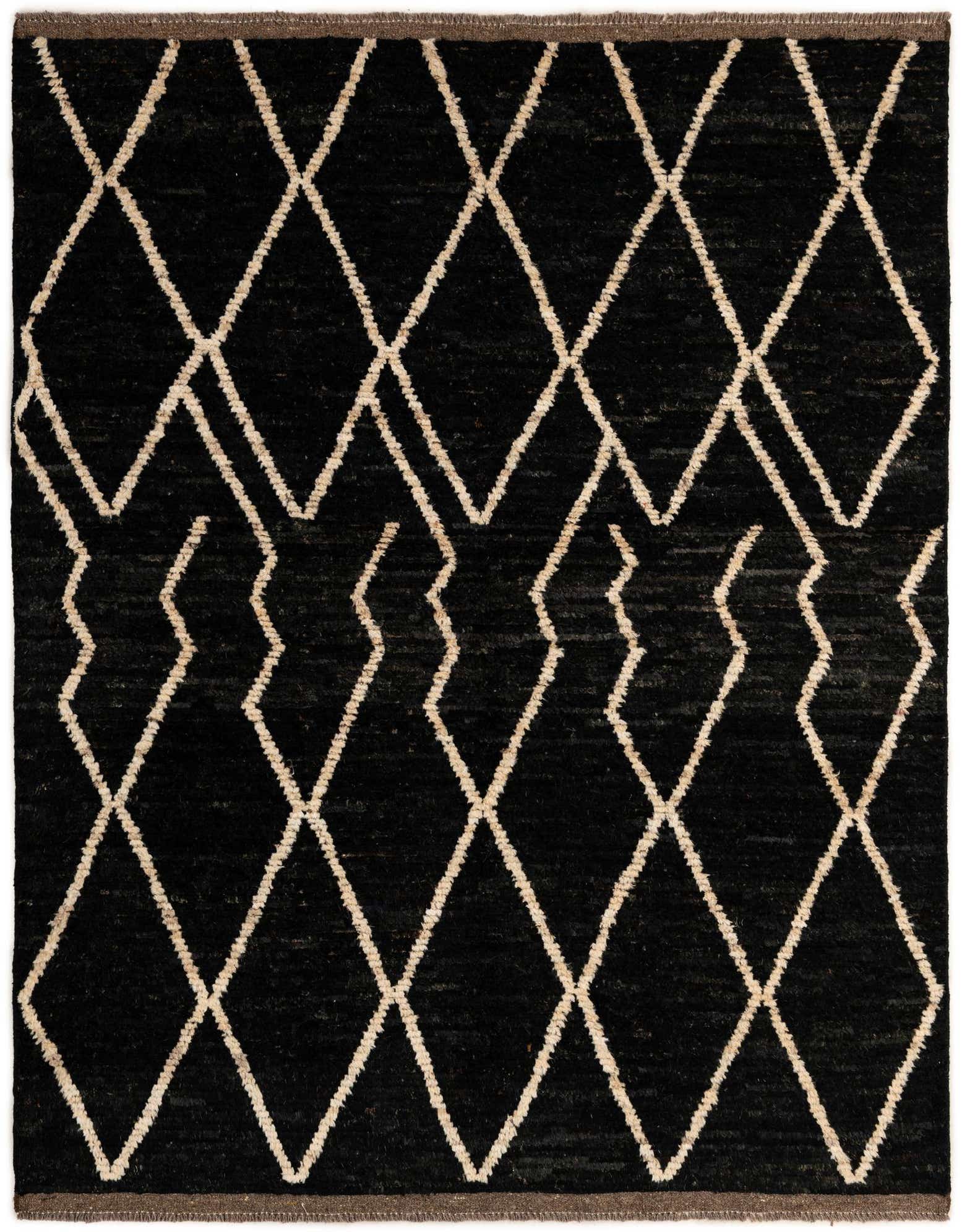 5' 4 x 6' 6 Hand Knotted Moroccan Wool Rug