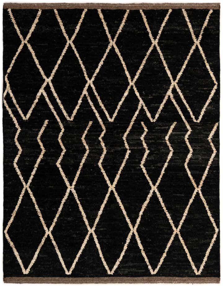 5' 4 x 6' 6 Hand Knotted Moroccan Wool Rug