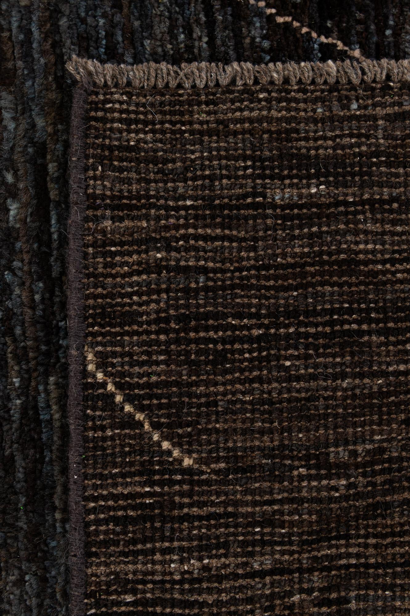 5' 2 x 7' 7 Hand Knotted Moroccan Wool Rug