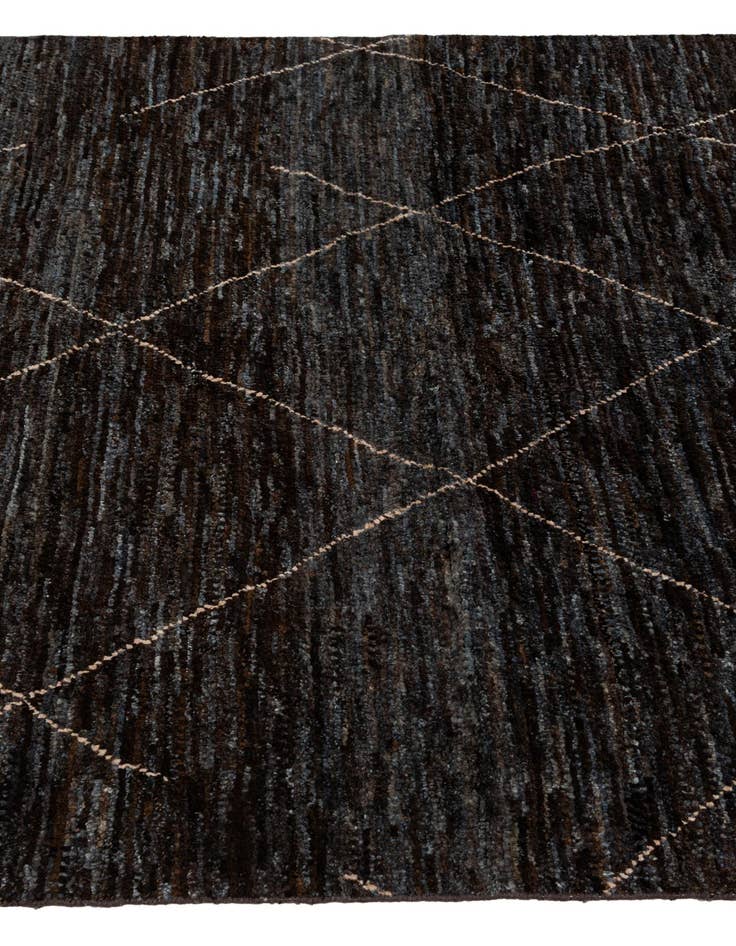 Detail image of 5' 2 x 7' 7  Hand Knotted Moroccan Wool Rug