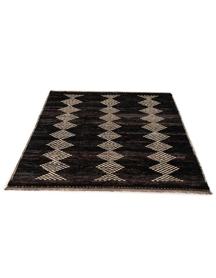 5' 11 x 7' 11 Hand Knotted Moroccan Wool Rug