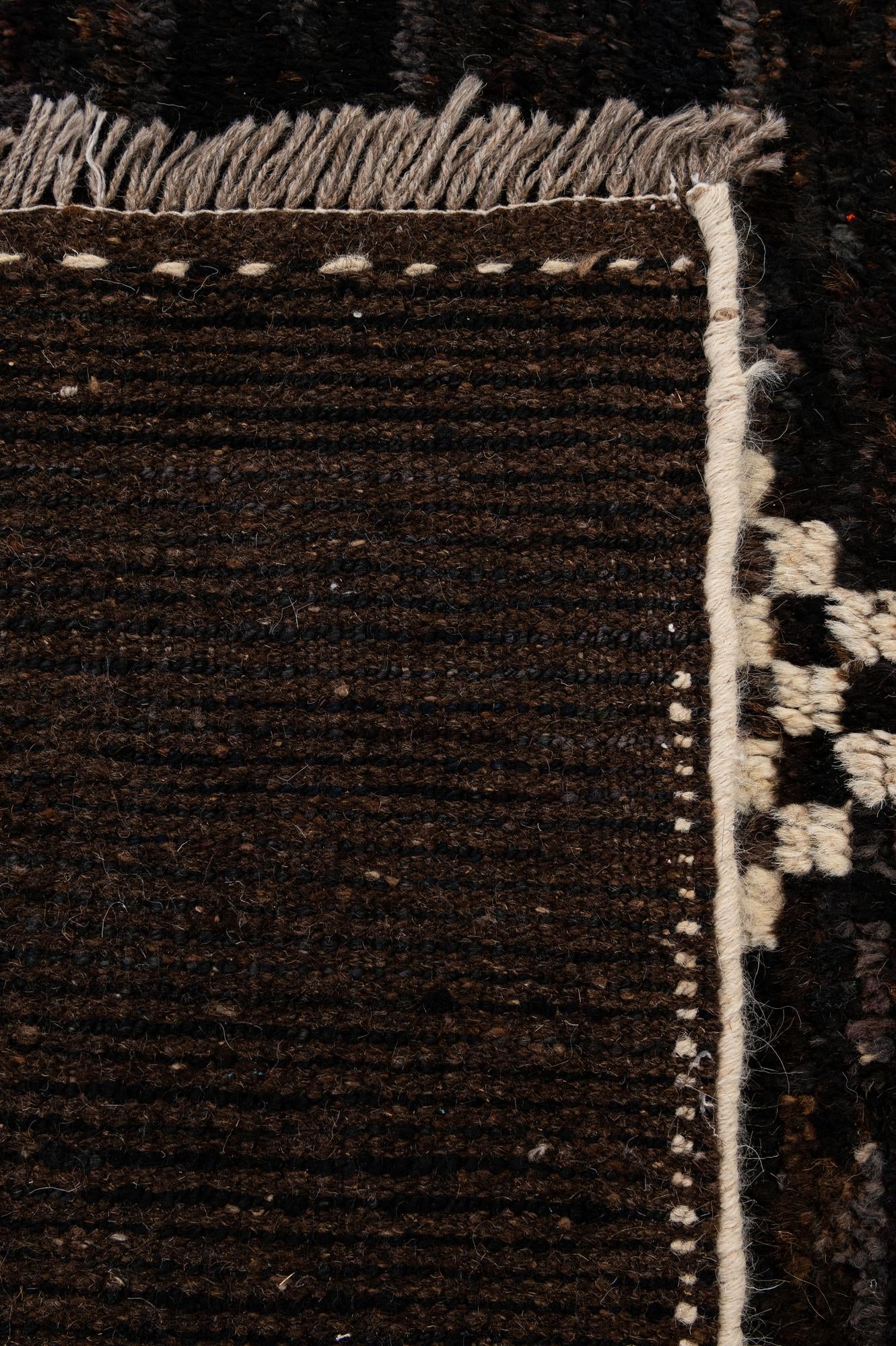 5' 11 x 7' 11 Hand Knotted Moroccan Wool Rug