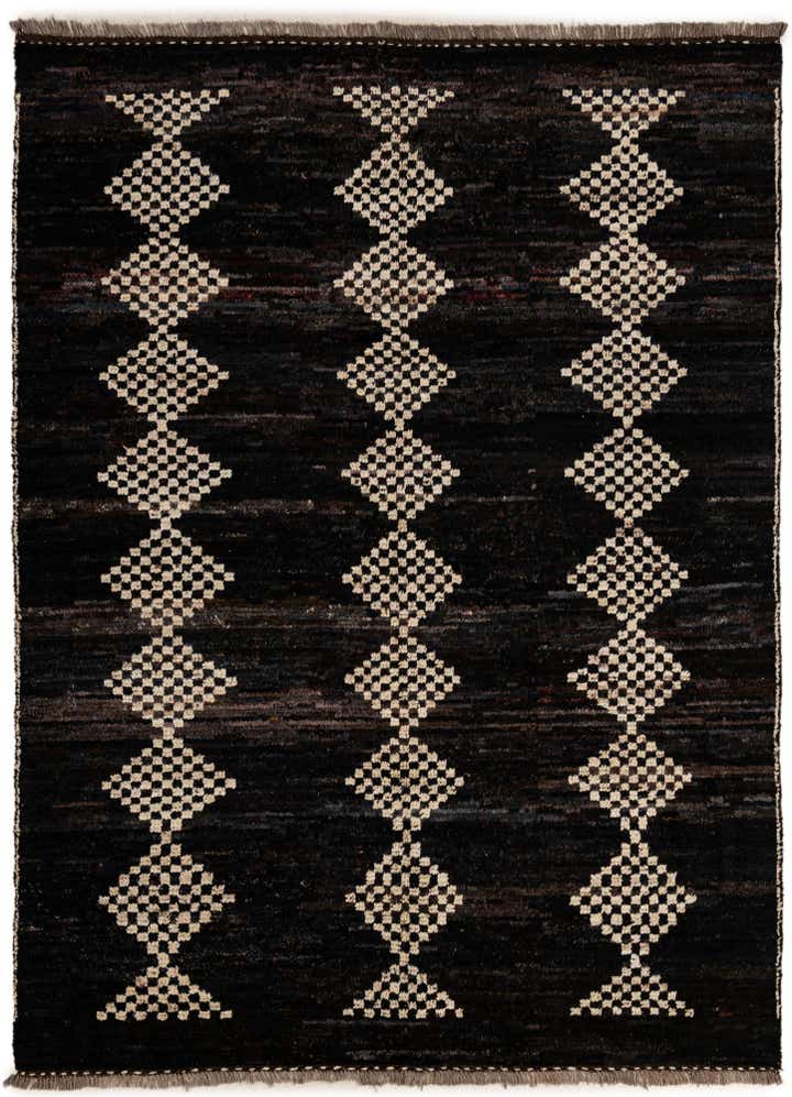 5' 11 x 7' 11 Hand Knotted Moroccan Wool Rug