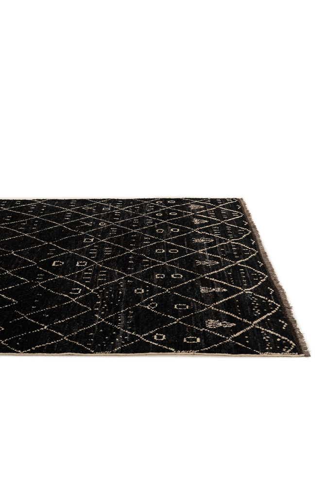 6' 8 x 9' 7 Hand Knotted Moroccan Wool Rug