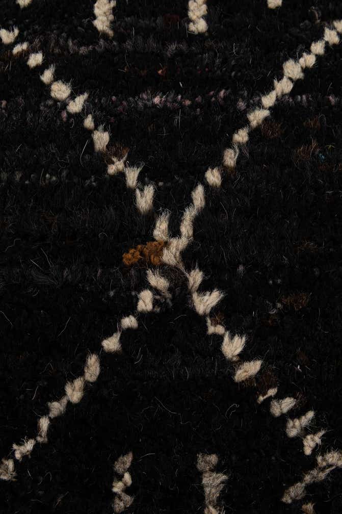 6' 8 x 9' 7 Hand Knotted Moroccan Wool Rug