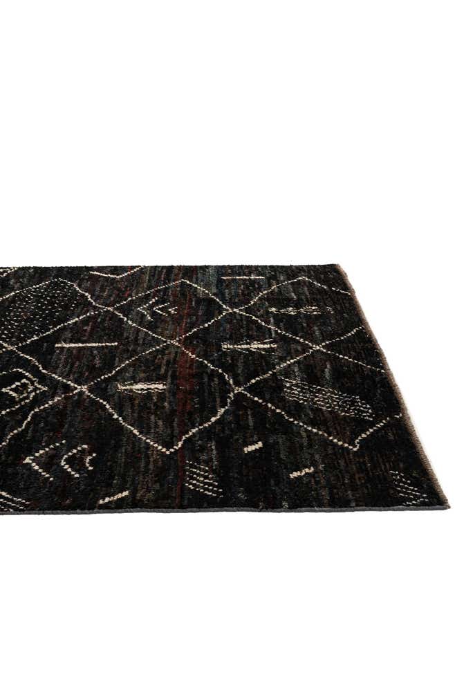6' 9 x 9' 3 Hand Knotted Moroccan Wool Rug