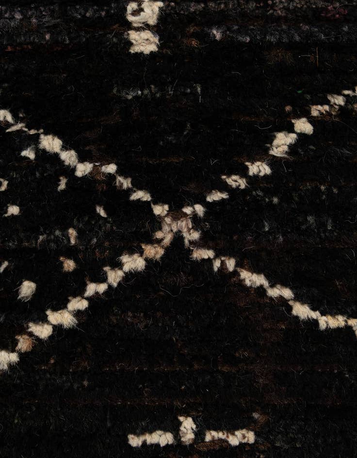 Detail image of 6' 9 x 9' 3  Hand Knotted Moroccan Wool Rug