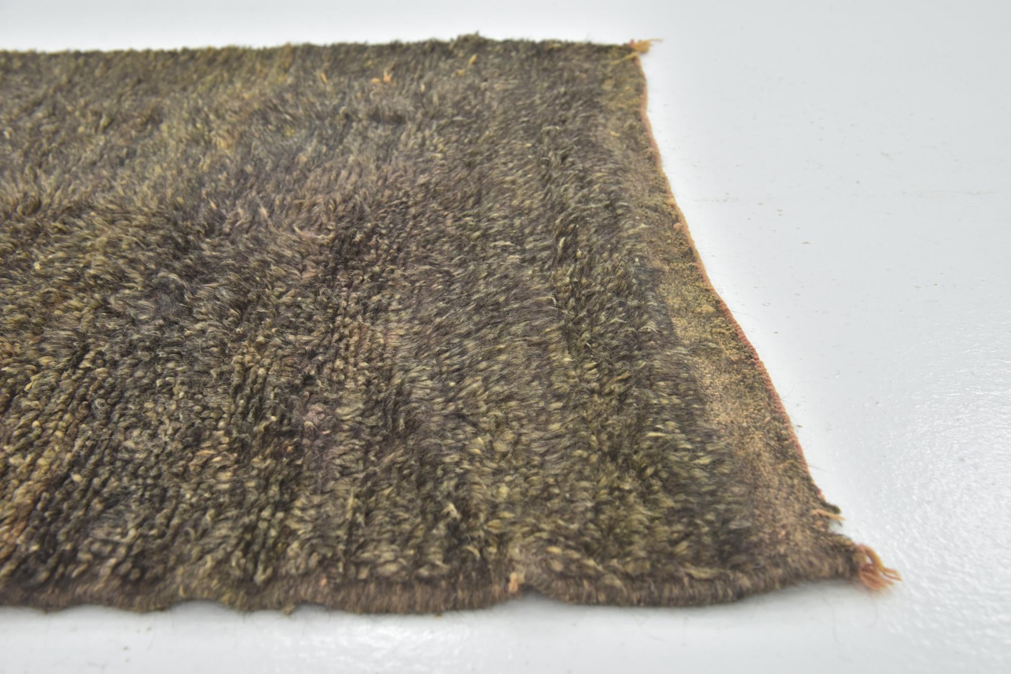 3' 6 x 4' 9 Hand Knotted Moroccan Wool Rug