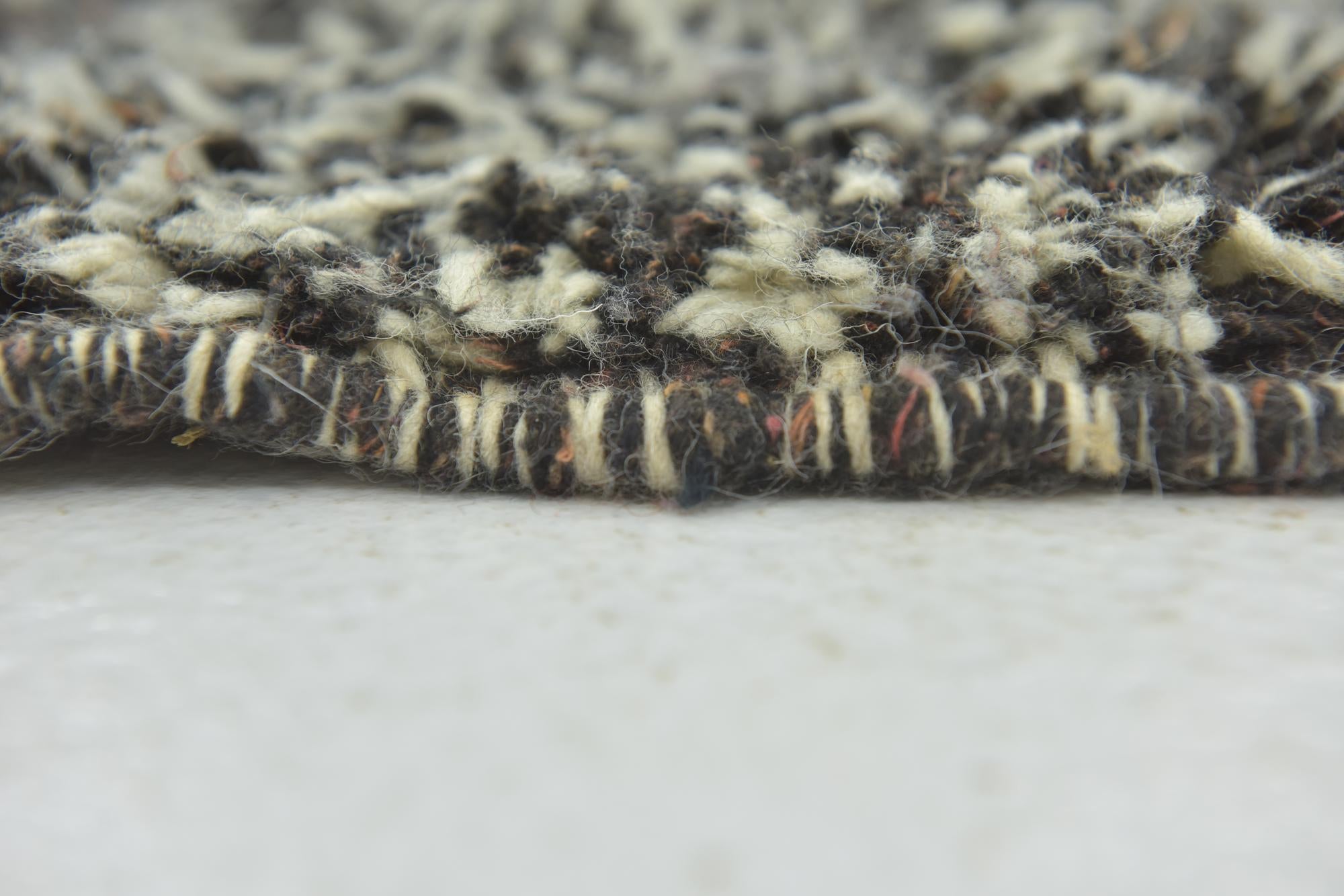 6' 8 x 9' Hand Knotted Moroccan Wool Rug