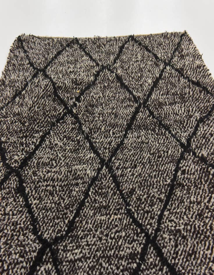 Detail image of 5' 2 x 9'  Hand Knotted Moroccan Wool Rug