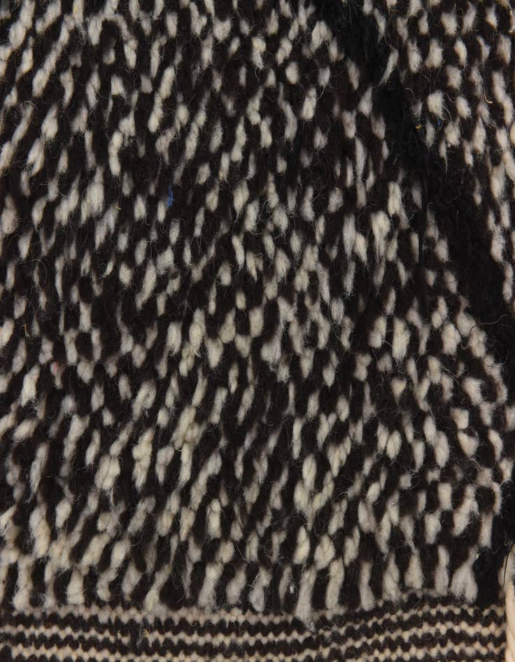 Detail image of 5' 2 x 9'  Hand Knotted Moroccan Wool Rug