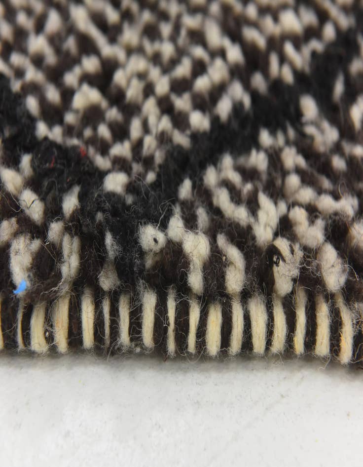 Detail image of 5' 2 x 9'  Hand Knotted Moroccan Wool Rug