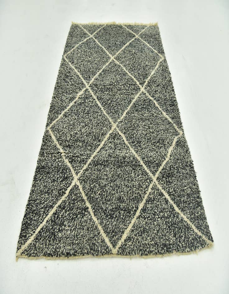 Detail image of 5' 5 x 8' 5 Hand Knotted Moroccan Wool Rug