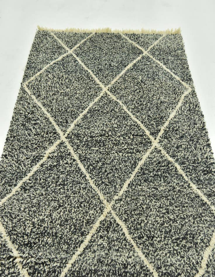 Detail image of 5' 5 x 8' 5  Hand Knotted Moroccan Wool Rug