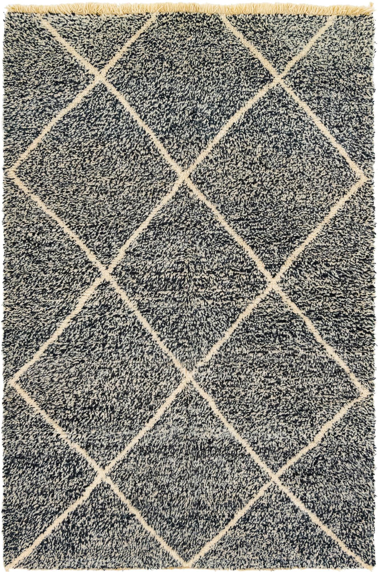 5' 5 x 8' 5 Hand Knotted Moroccan Wool Rug