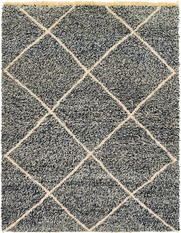 Detail image of 5' 5 x 8' 5 Hand Knotted Moroccan Wool Rug