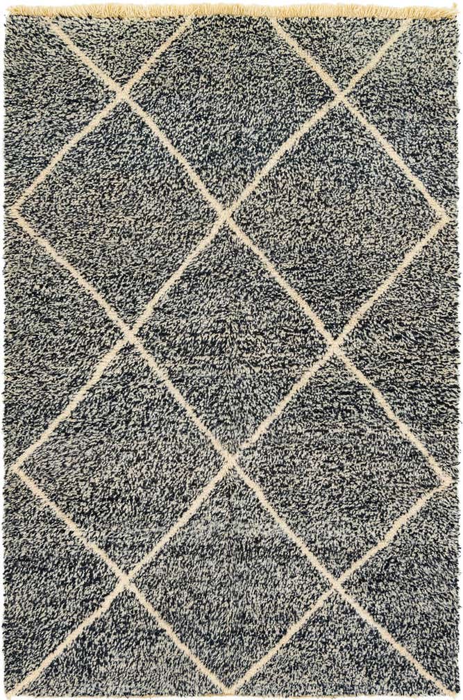 5' 5 x 8' 5 Hand Knotted Moroccan Wool Rug