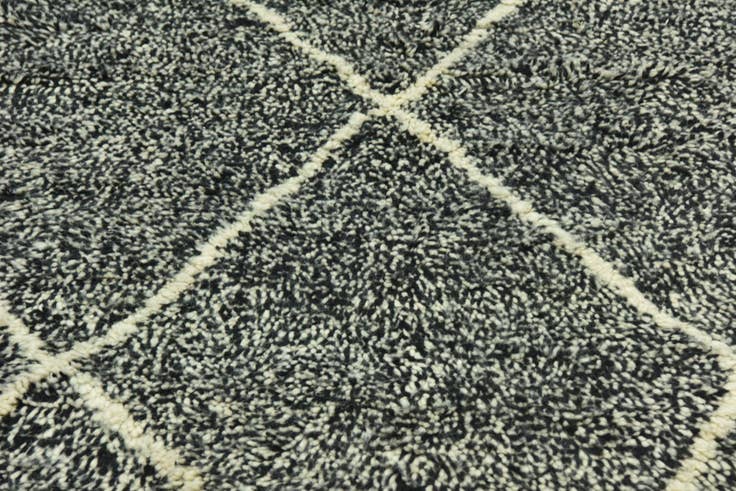 Detail image of 5' 6 x 7' 7 Hand Knotted Moroccan Wool Rug