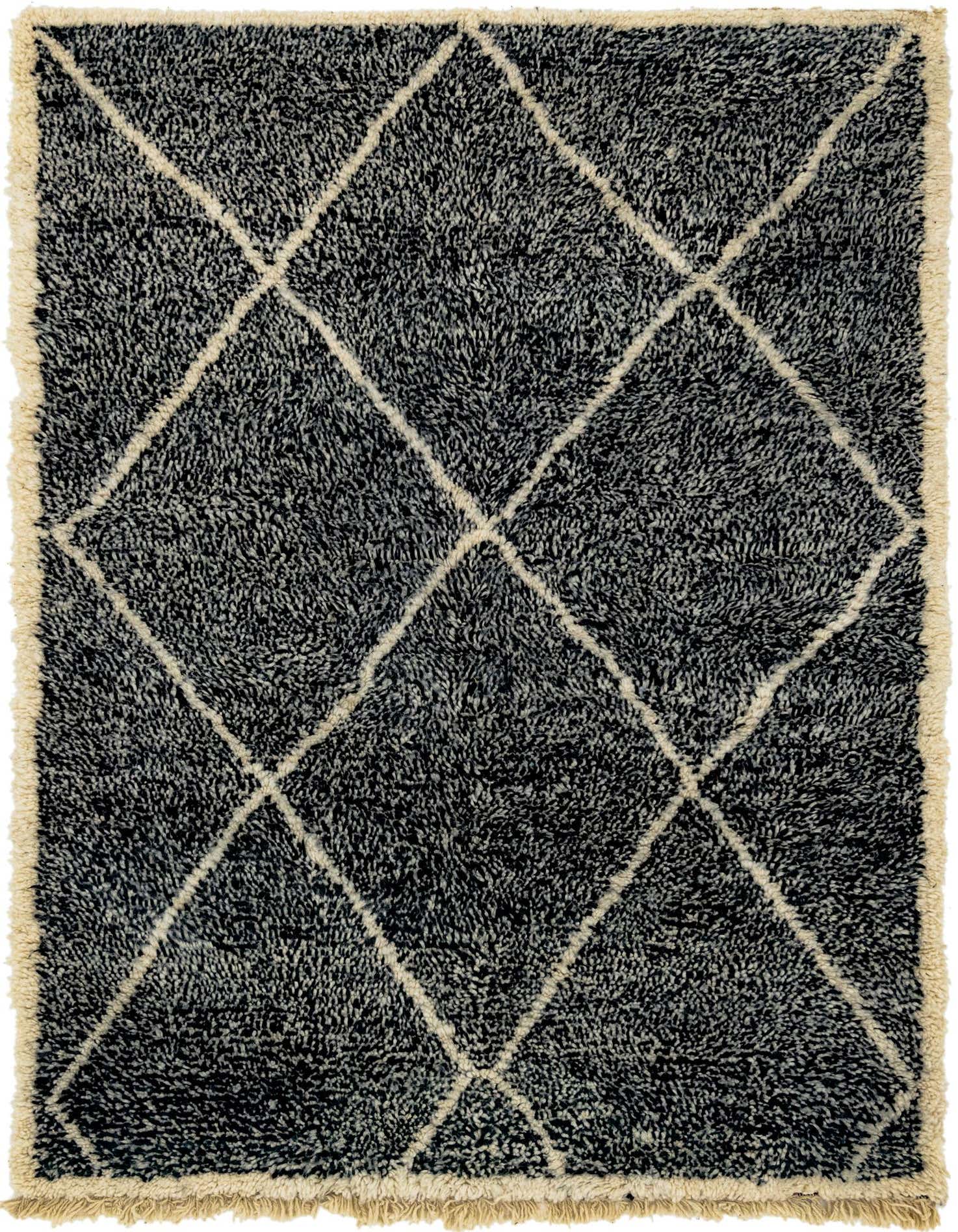 5' 6 x 7' 7 Hand Knotted Moroccan Wool Rug