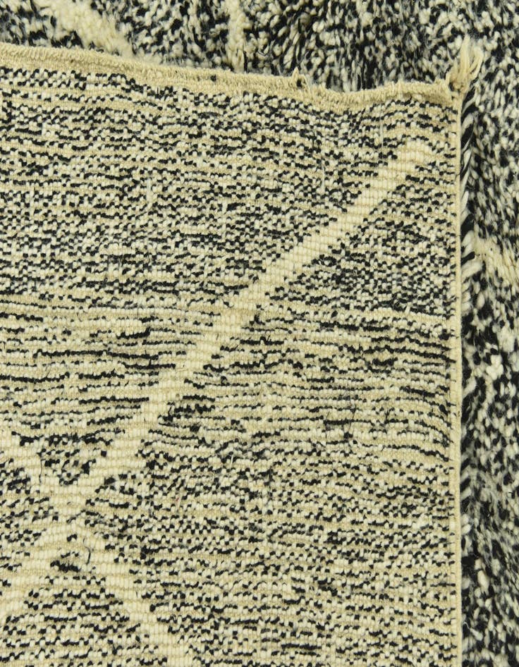 Detail image of 6' 2 x 9' 6  Hand Knotted Moroccan Wool Rug
