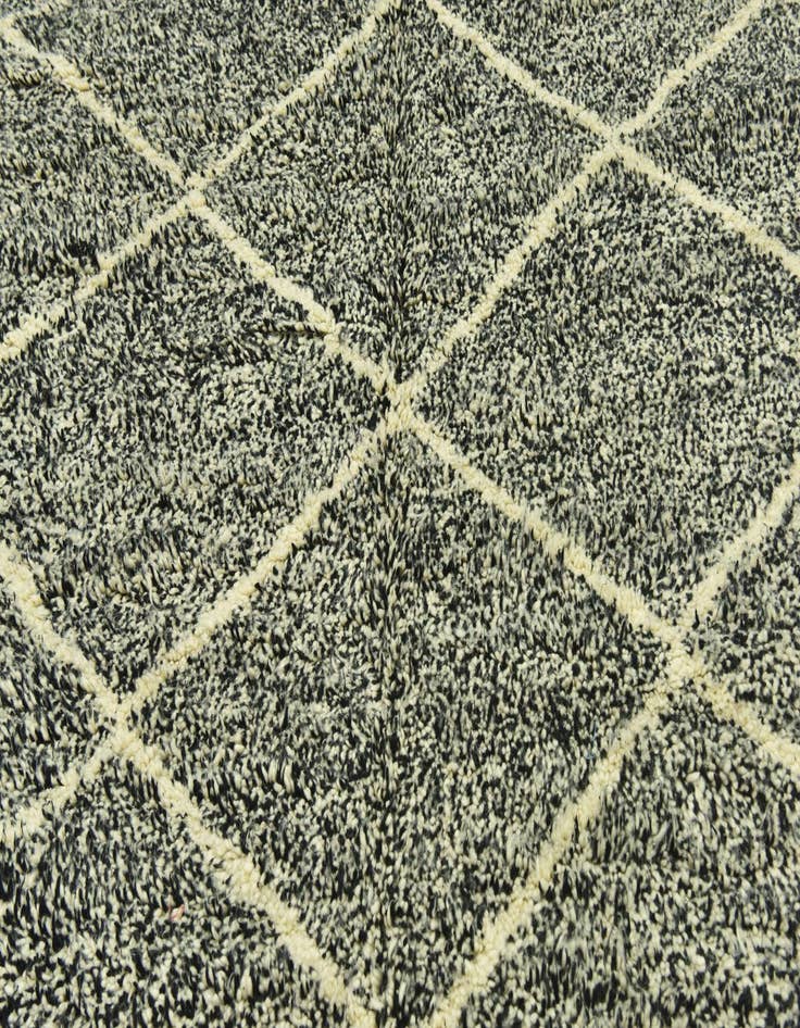 Detail image of 6' 2 x 9' 6  Hand Knotted Moroccan Wool Rug