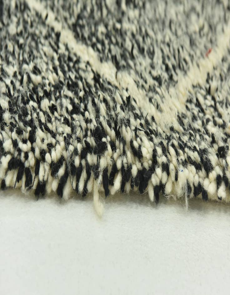 Detail image of 6' 2 x 9' 6  Hand Knotted Moroccan Wool Rug