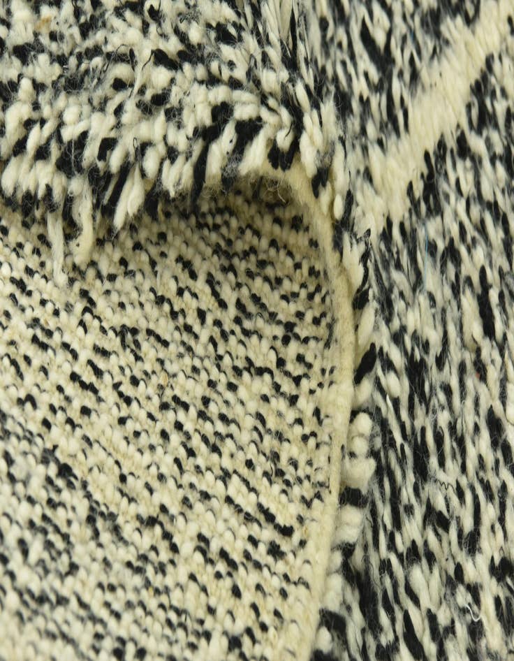 Detail image of 6' 2 x 9' 6  Hand Knotted Moroccan Wool Rug