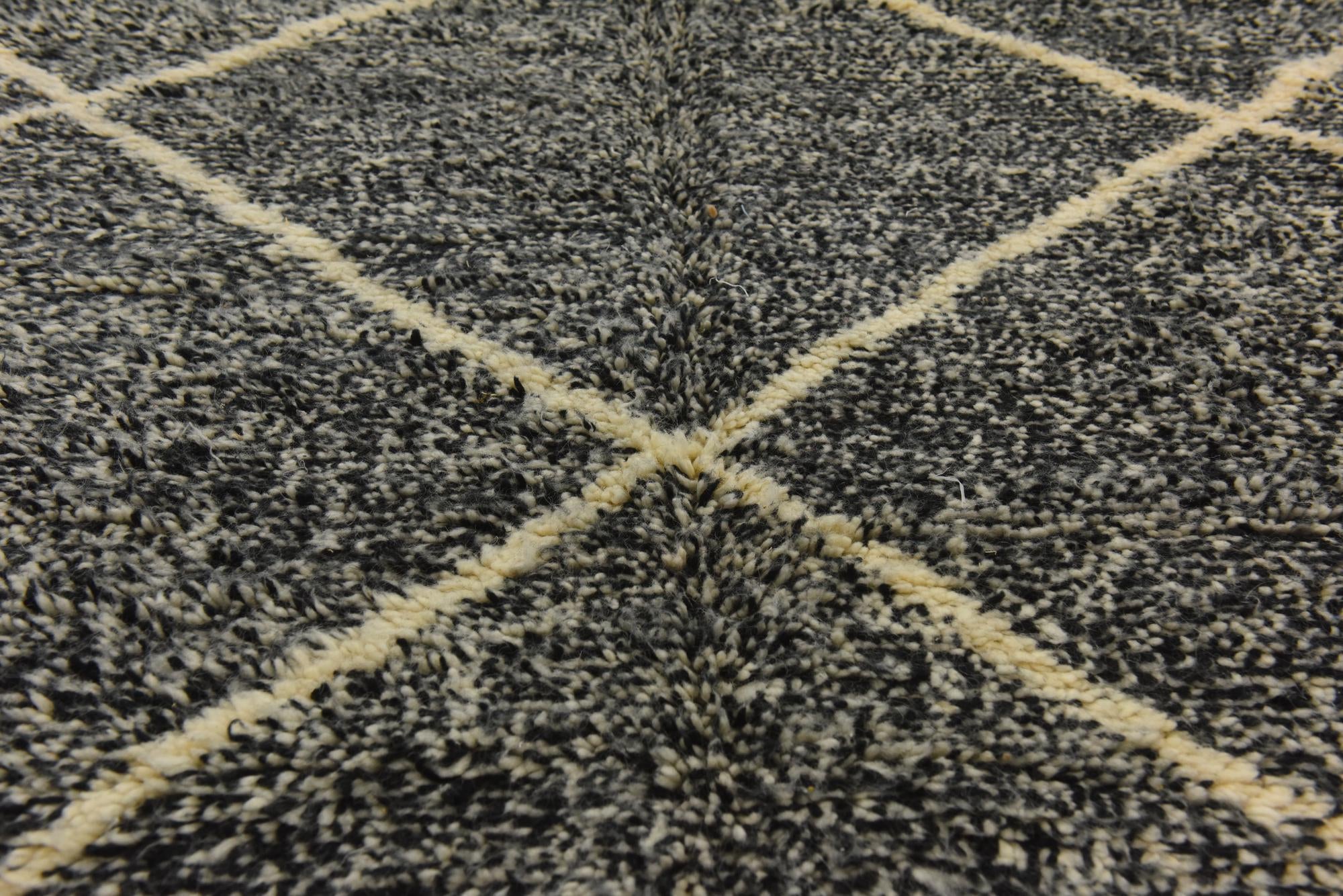 6' 7 x 9' 6 Hand Knotted Moroccan Wool Rug