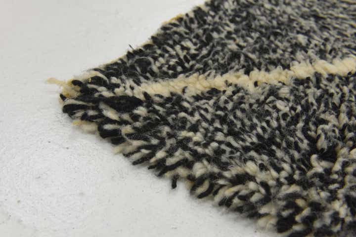 6' 7 x 9' 6 Hand Knotted Moroccan Wool Rug