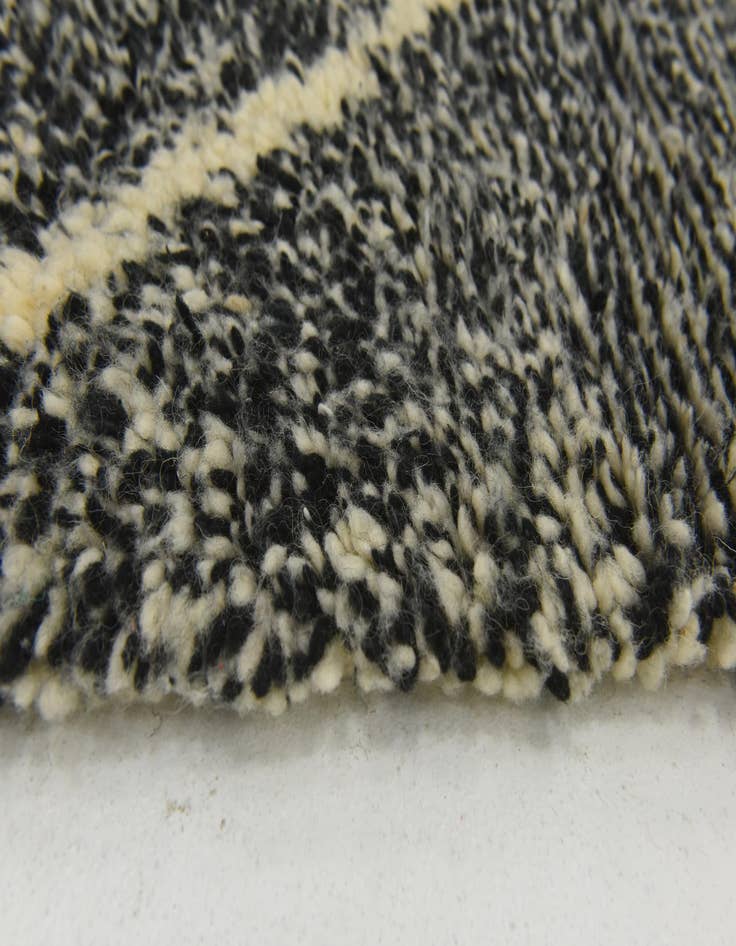 Detail image of 6' 7 x 9' 6  Hand Knotted Moroccan Wool Rug