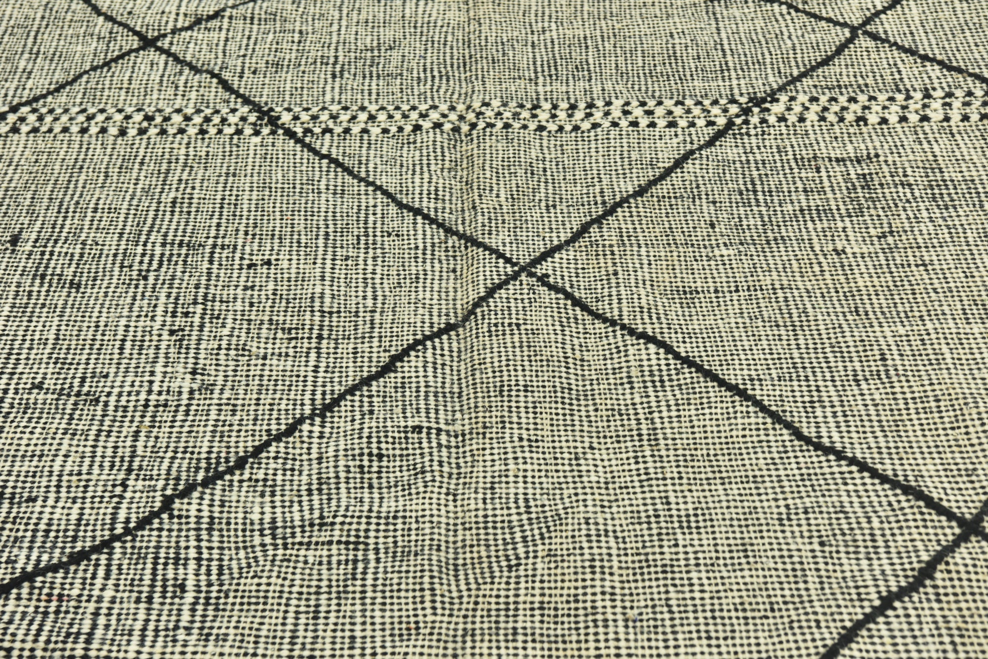 6' 8 x 10' Hand Knotted Moroccan Wool Rug
