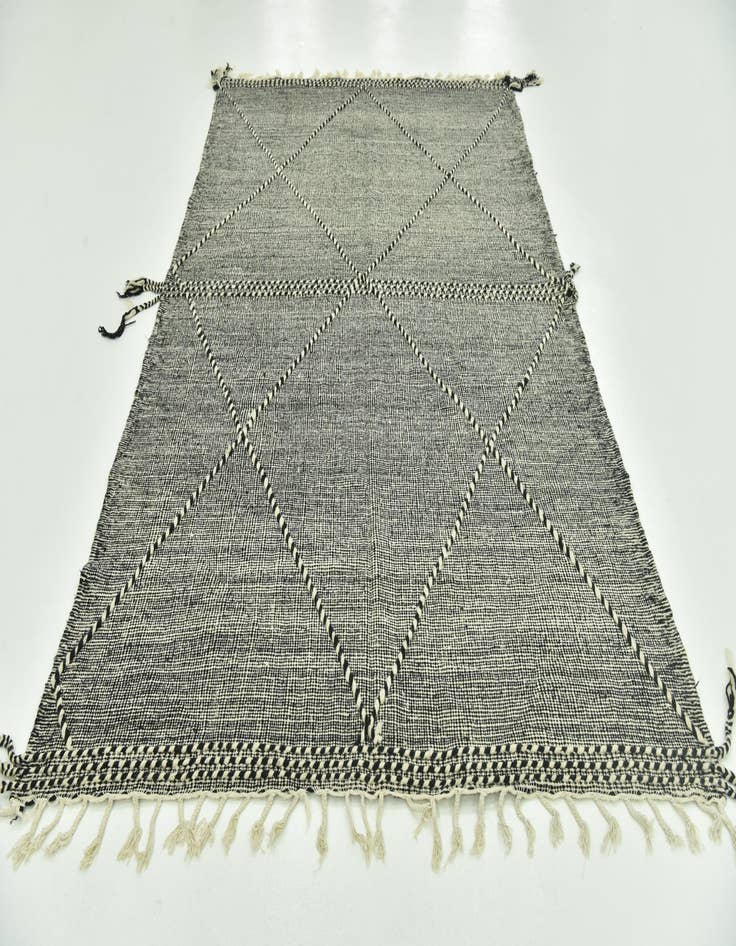 Detail image of 6' 5 x 10' Hand Knotted Moroccan Wool Rug