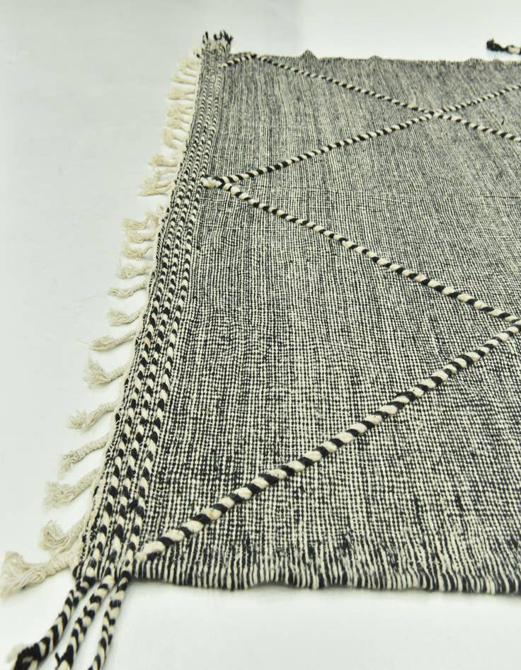 Detail image of 6' 5 x 10' Hand Knotted Moroccan Wool Rug
