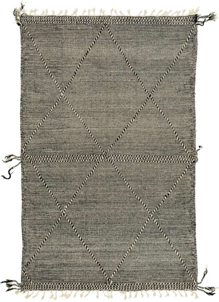 6' 5 x 10' Hand Knotted Moroccan Wool Rug