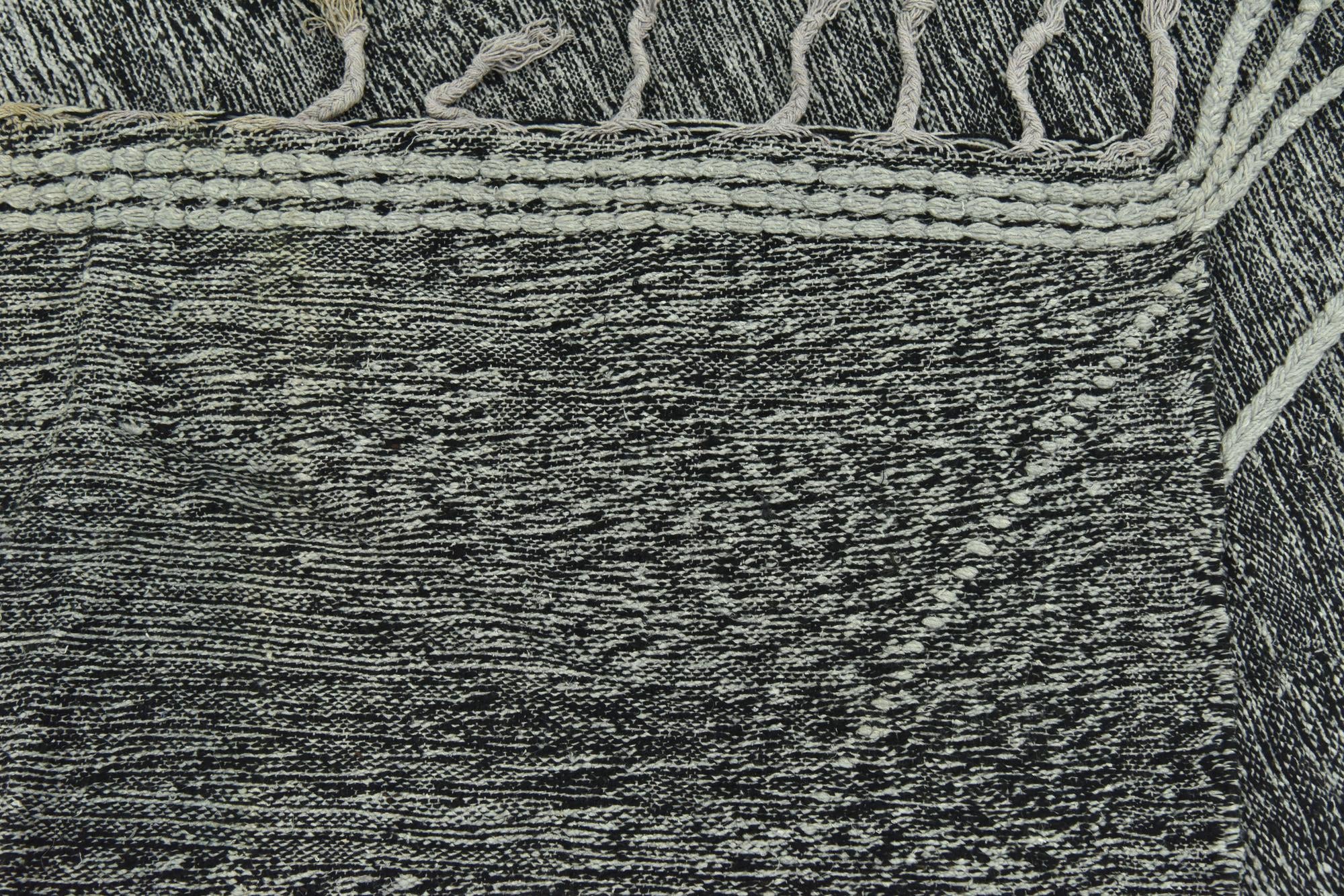 7' 2 x 11' 10 Hand Knotted Moroccan Wool Rug