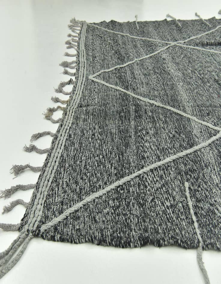 Detail image of 7' 2 x 11' 10  Hand Knotted Moroccan Wool Rug