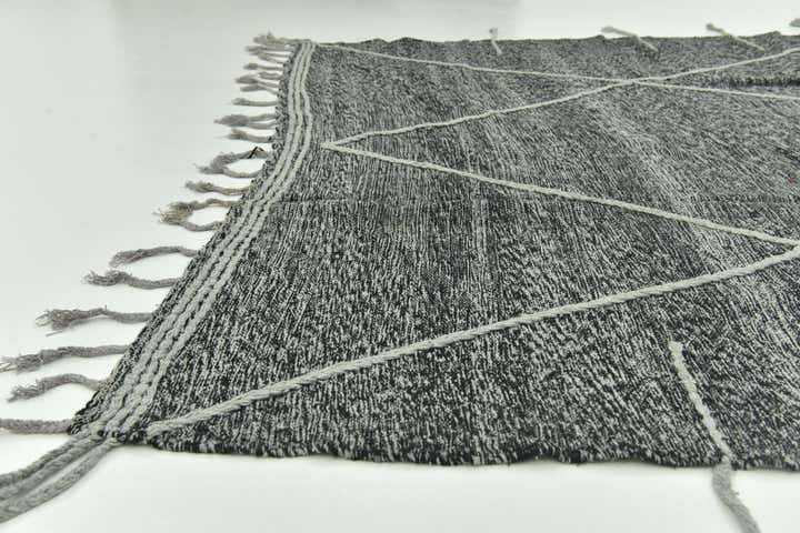 7' 2 x 11' 10 Hand Knotted Moroccan Wool Rug