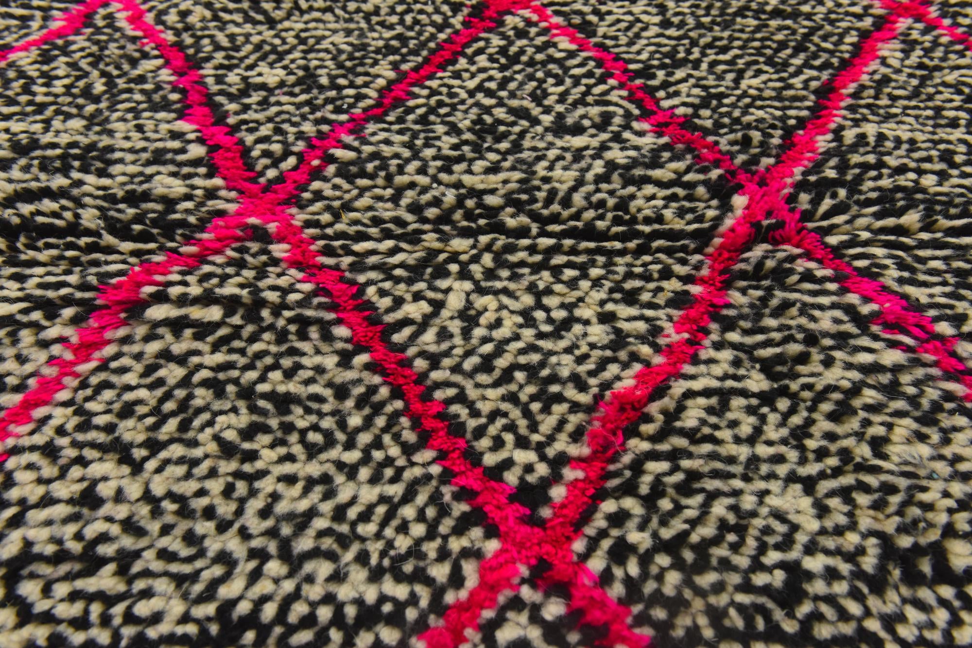 3' 3 x 5' 3 Hand Knotted Moroccan Wool Rug