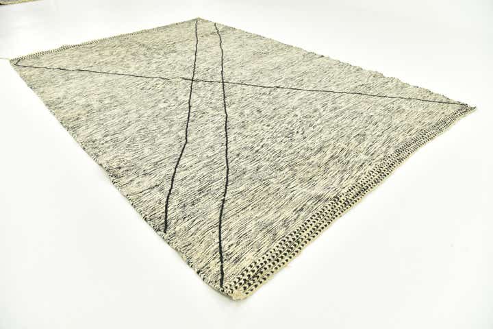 9' 1 x 13' 3 Hand Knotted Moroccan Wool Rug