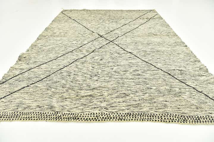 9' 1 x 13' 3 Hand Knotted Moroccan Wool Rug