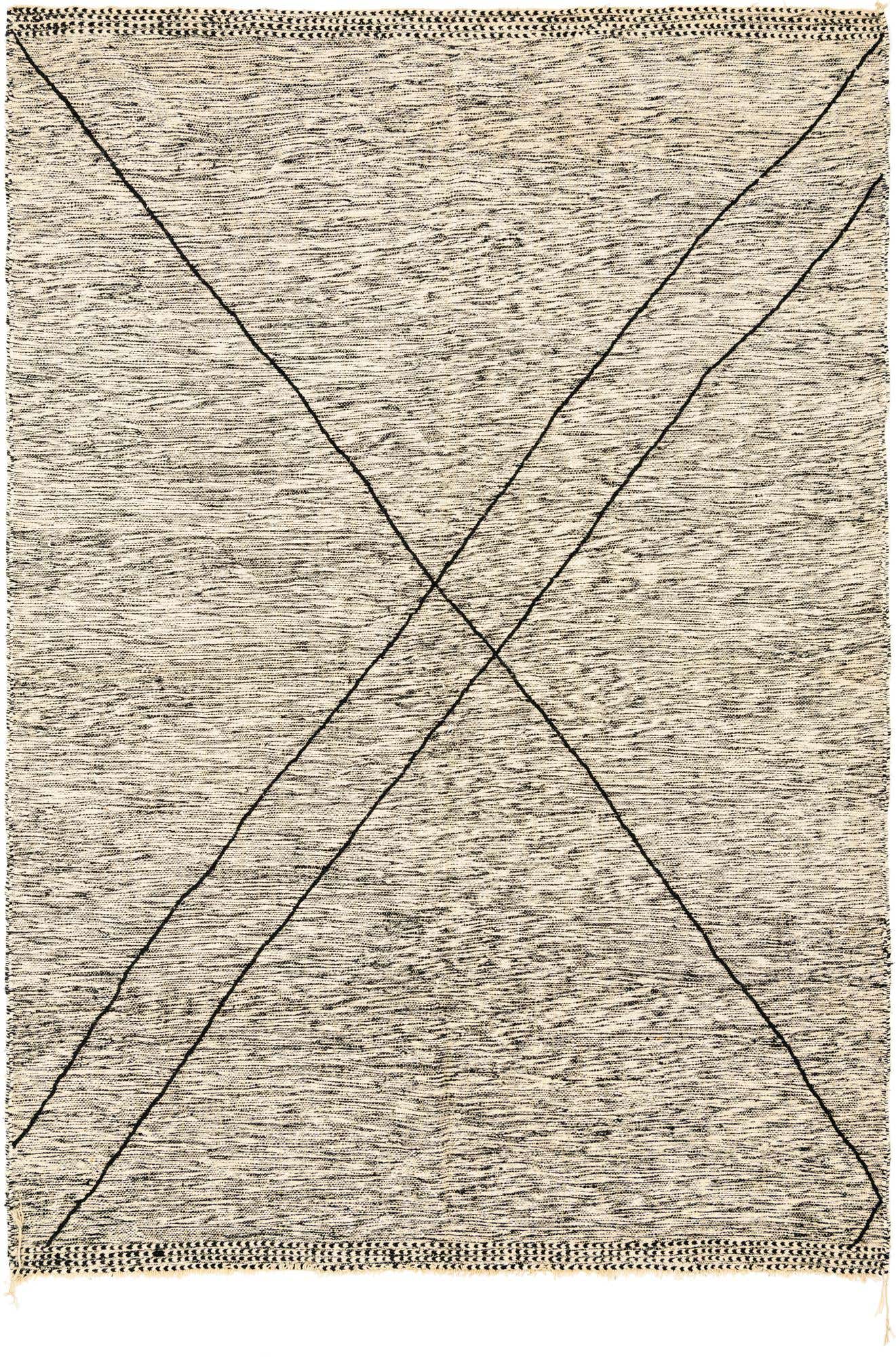 9' 1 x 13' 3 Hand Knotted Moroccan Wool Rug