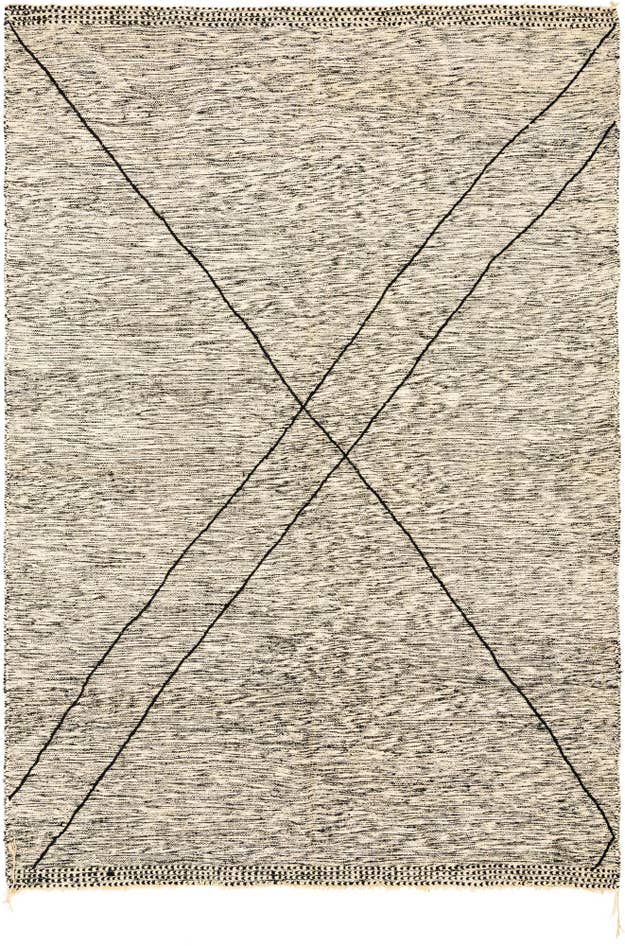 Detail image of 9' 1 x 13' 3 Hand Knotted Moroccan Wool Rug