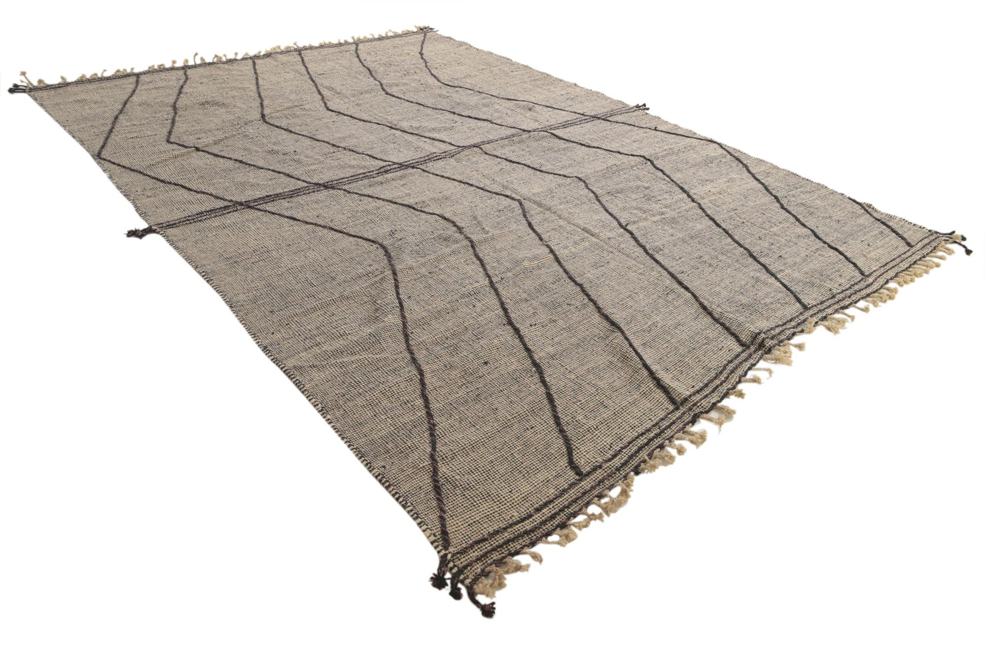 9' 7 x 13' 4 Hand Knotted Moroccan Wool Rug